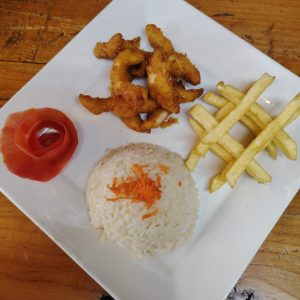 Pollo Crispy + agregado y entrada