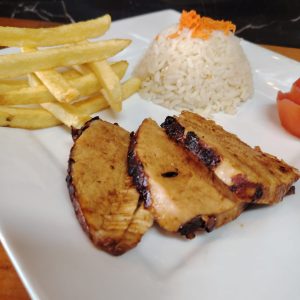 Chuleta Grill + agregado y entrada